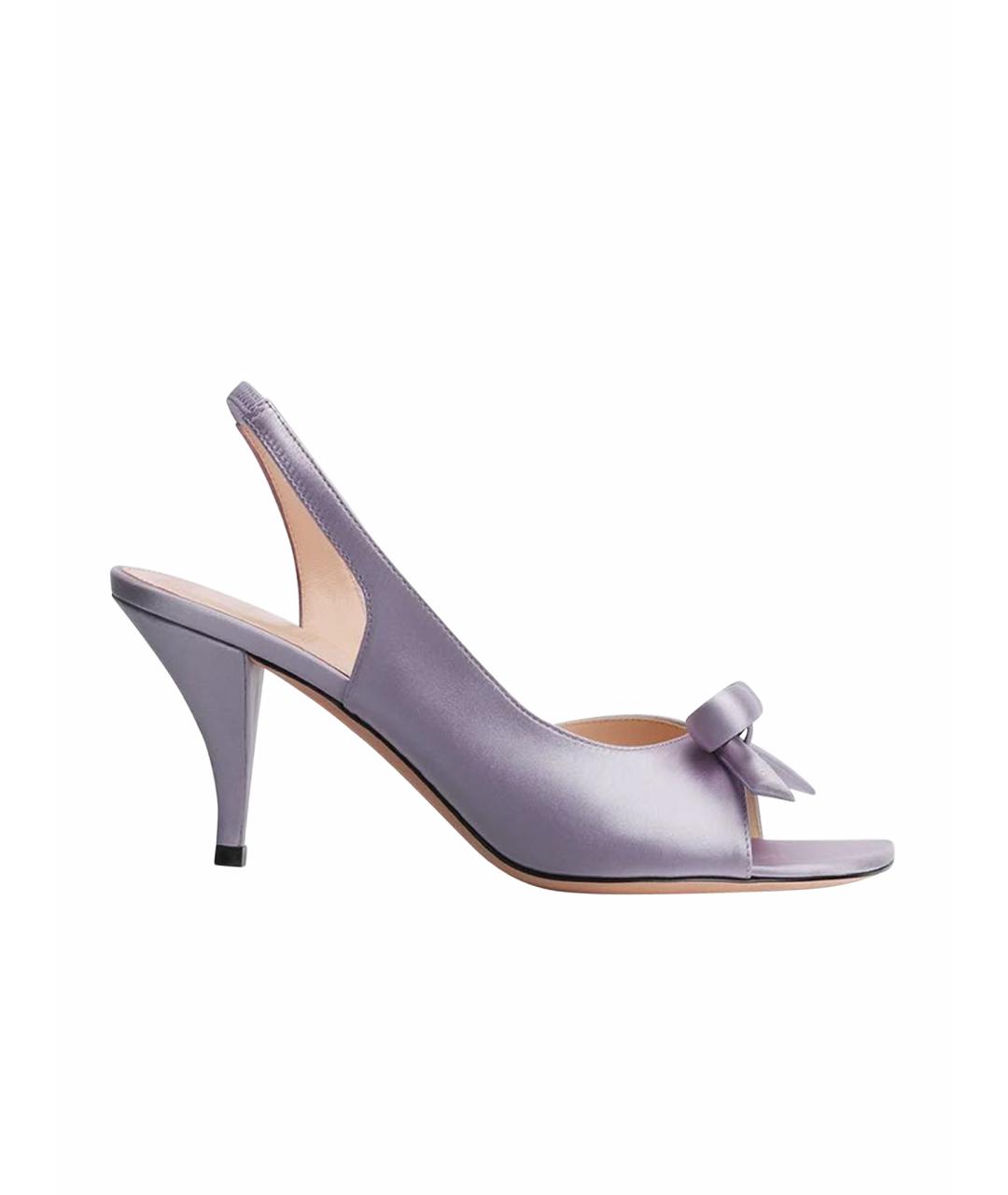 CHRISTIAN DIOR Фиолетовые босоножки, фото 1