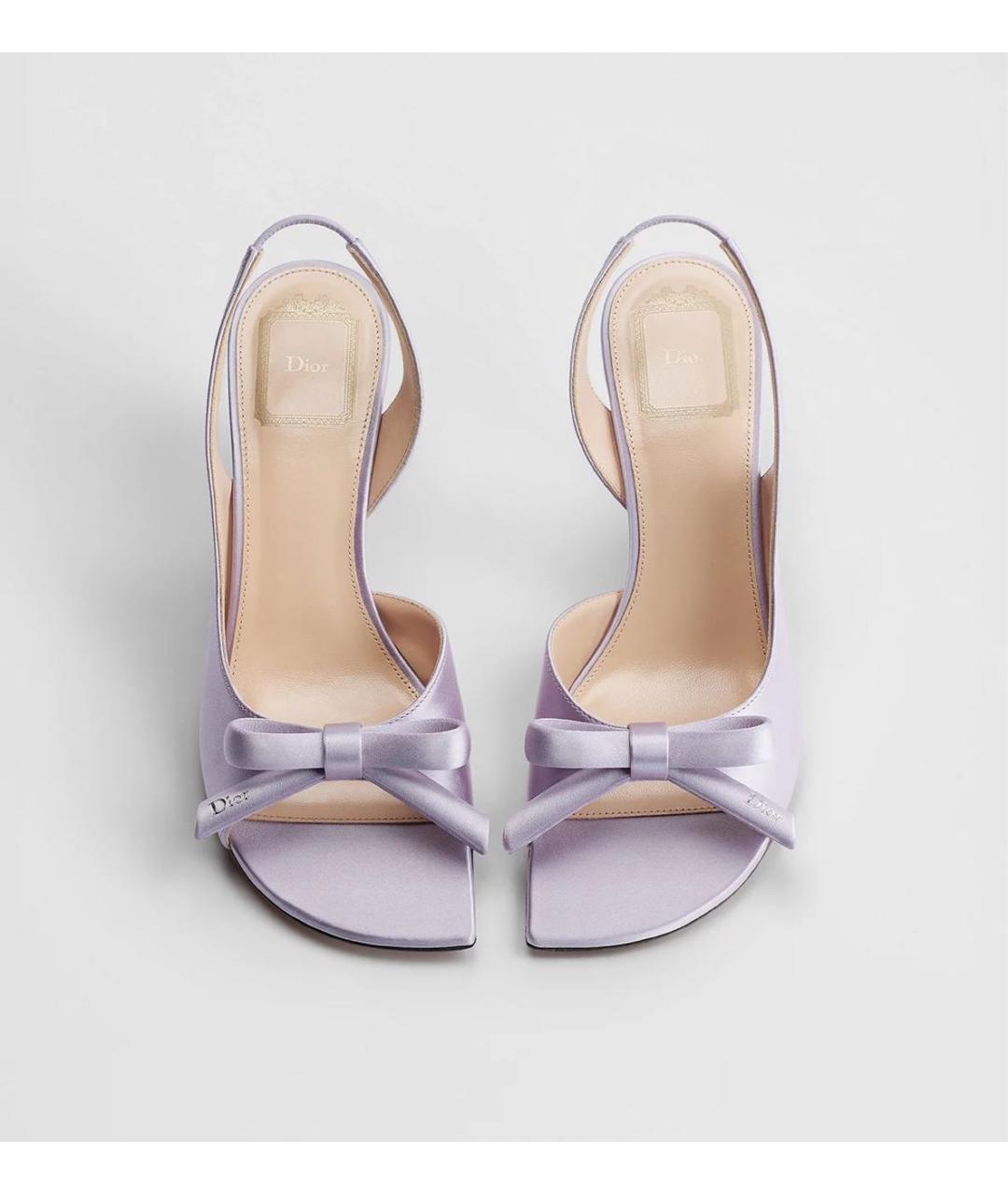 CHRISTIAN DIOR Фиолетовые босоножки, фото 2