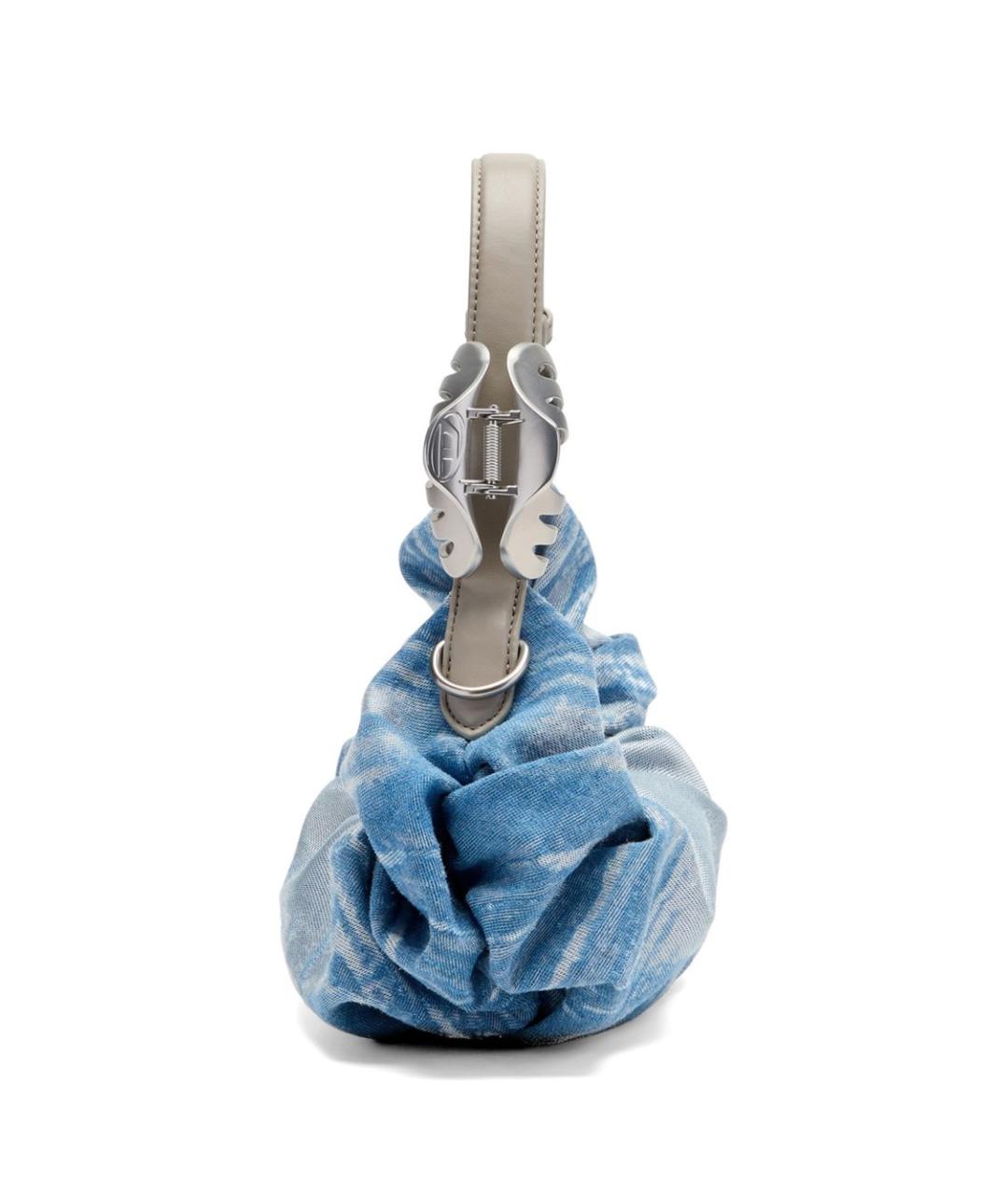 DIESEL Синяя тканевая сумка через плечо, фото 6