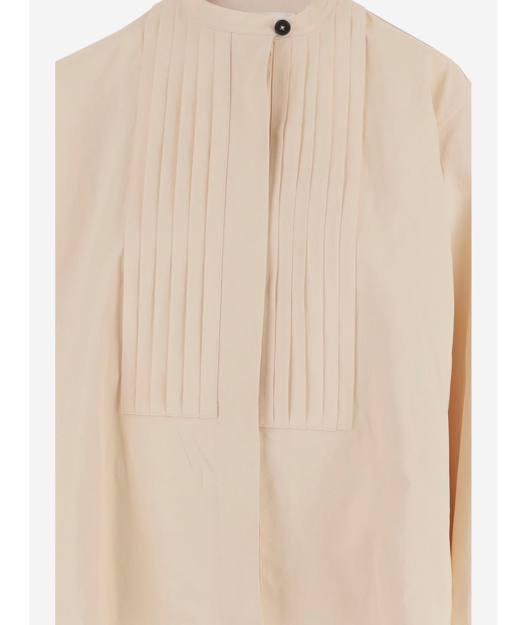 JIL SANDER Белая льняная рубашка, фото 3