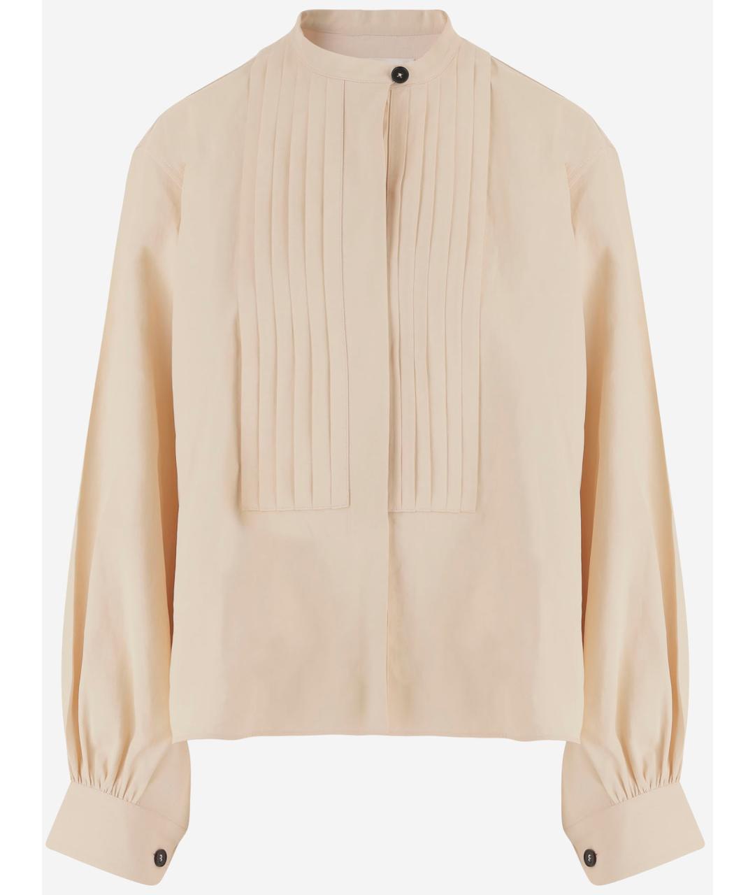 JIL SANDER Белая льняная рубашка, фото 4