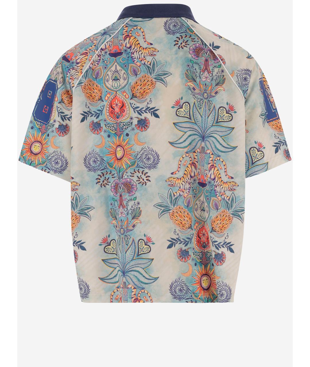 JUST CAVALLI Мульти хлопко-полиэстеровая футболка, фото 2