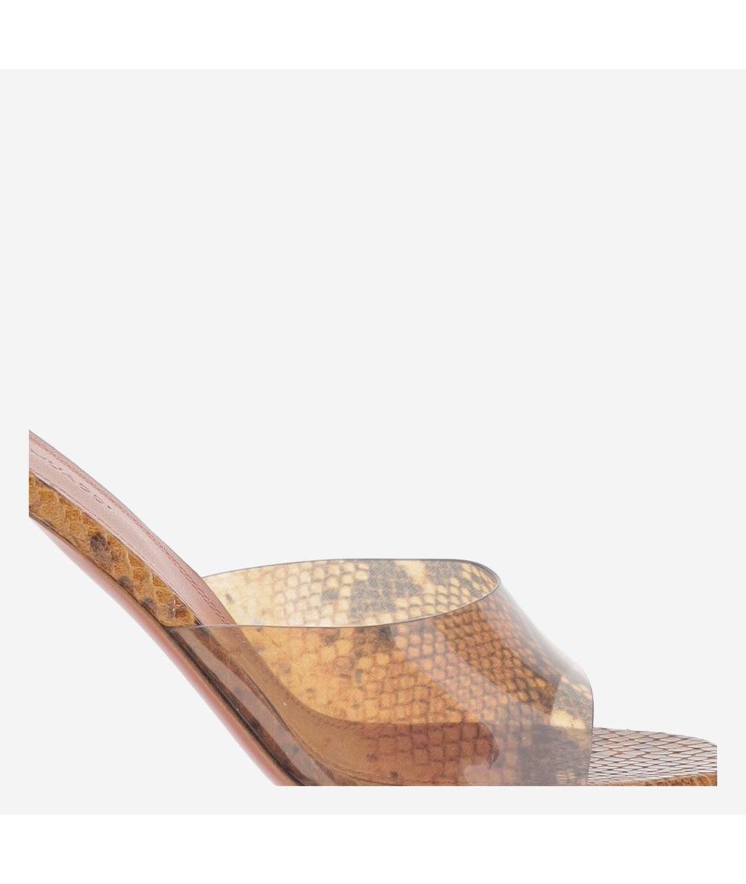 Amina Muaddi Мульти синтетические мюли, фото 4