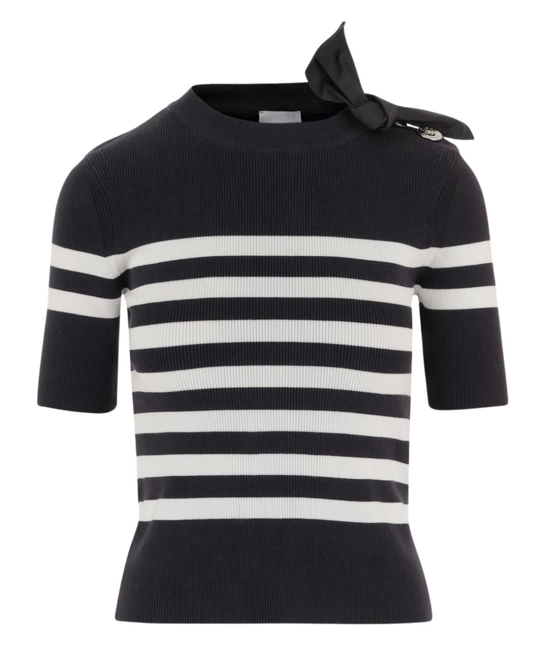 PATOU Черная хлопковая футболка, фото 1