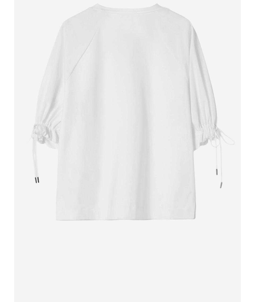 MAX MARA Белая хлопковая майка, фото 2