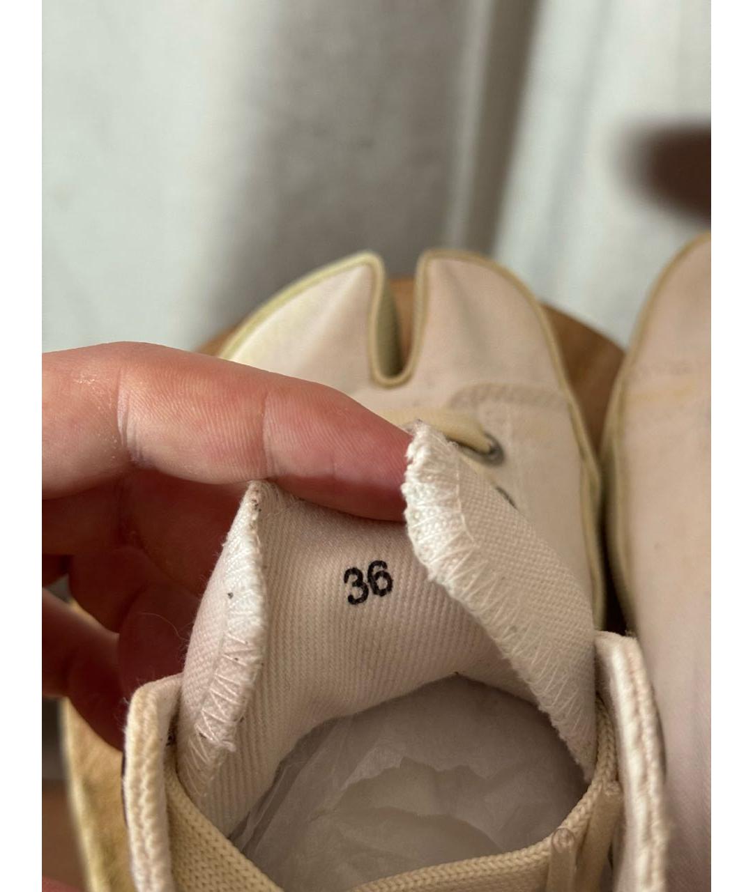 MAISON MARGIELA Белые кеды, фото 4