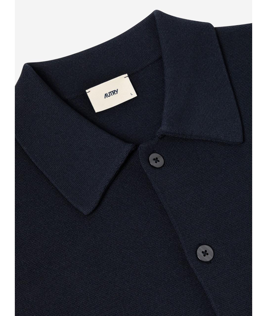 AUTRY Синий вискозный кардиган, фото 3