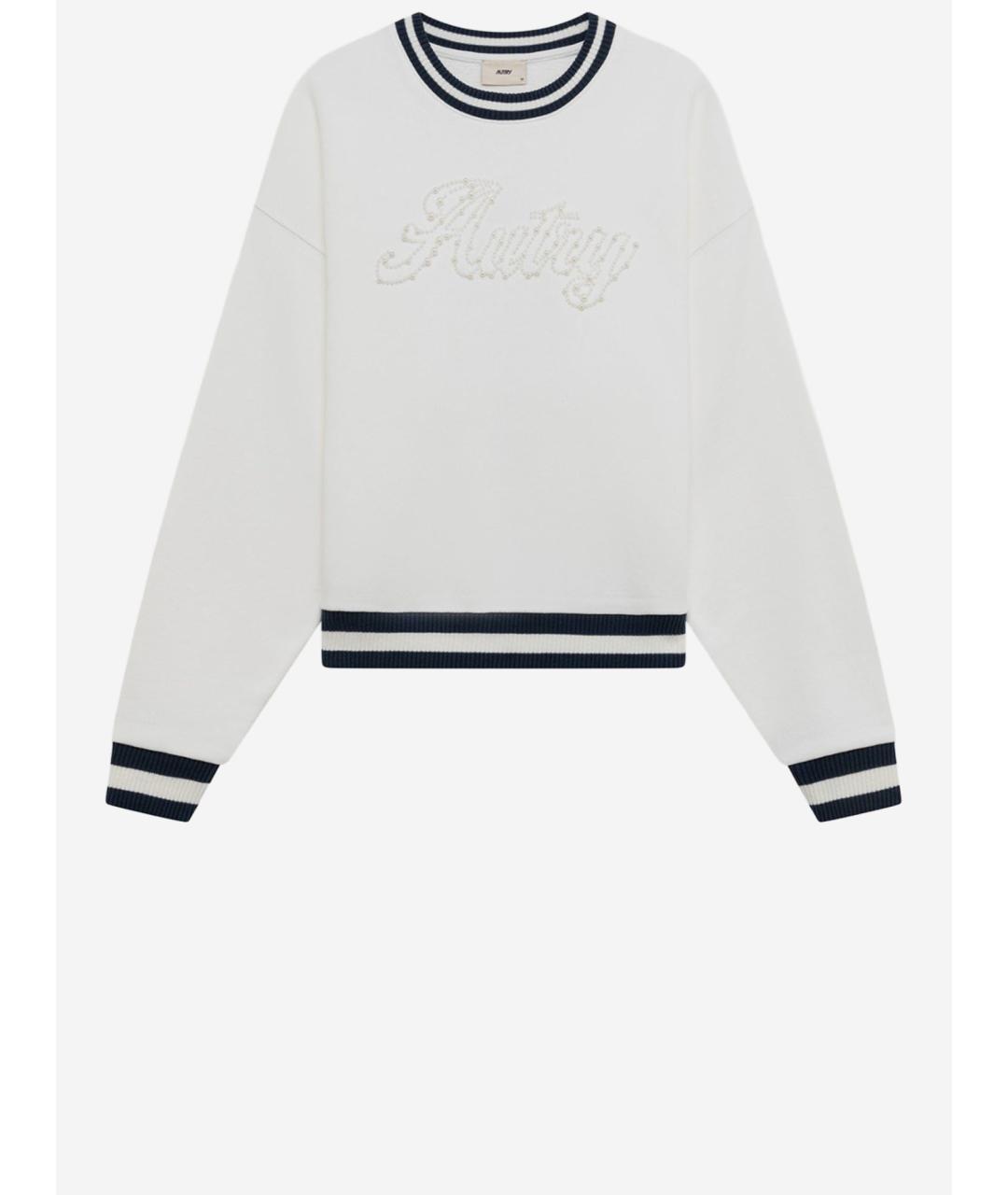 AUTRY Белый хлопковый джемпер / свитер, фото 4