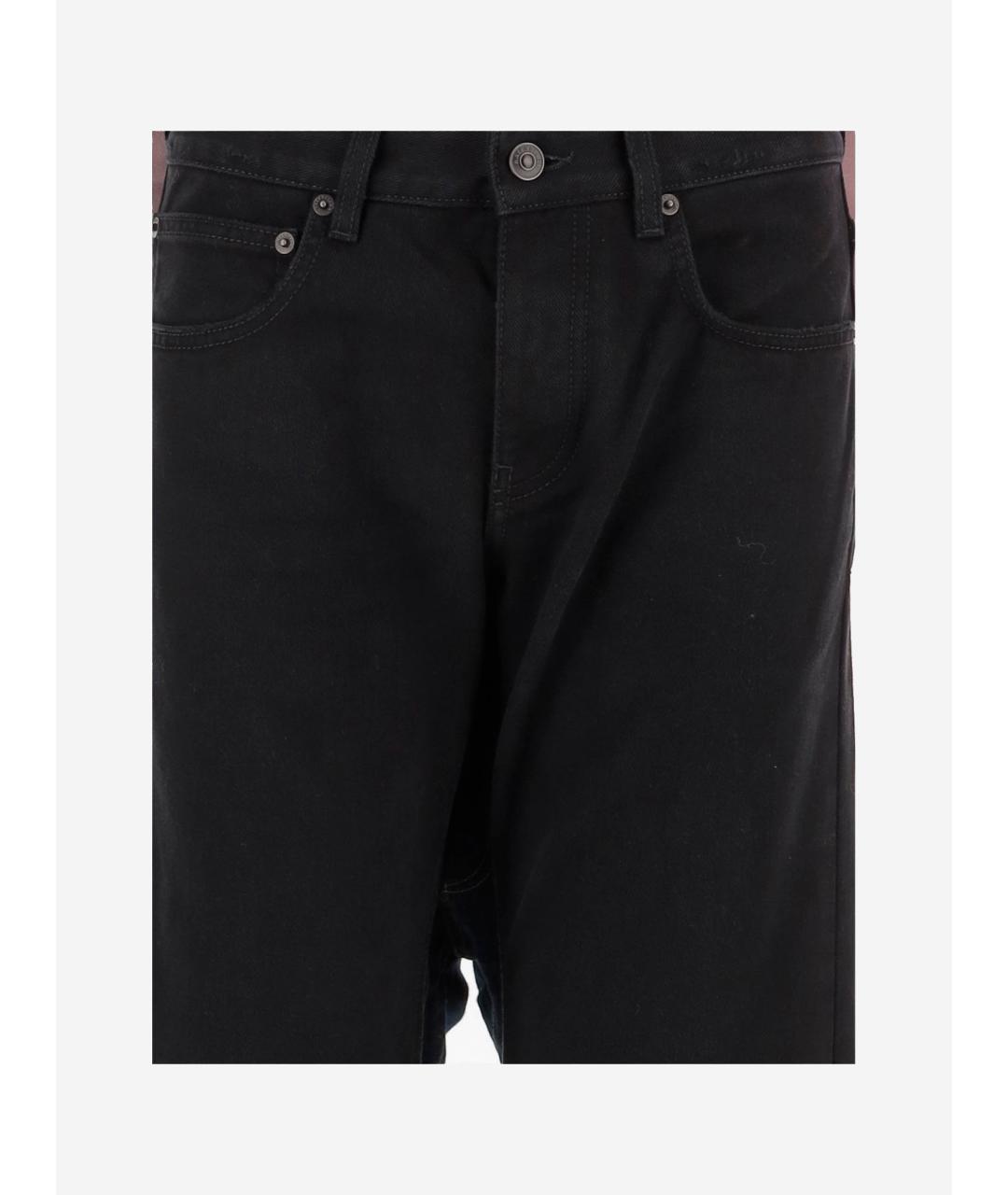 BALENCIAGA Черные хлопковые джинсы клеш, фото 3