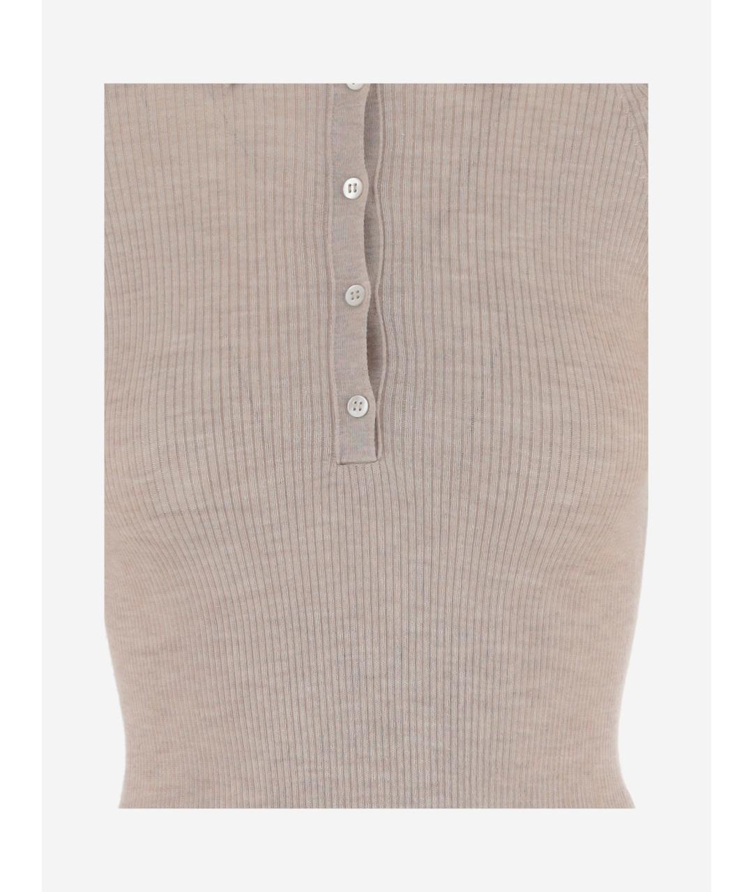 Sa Su Phi Бежевый кашемировый джемпер / свитер, фото 3