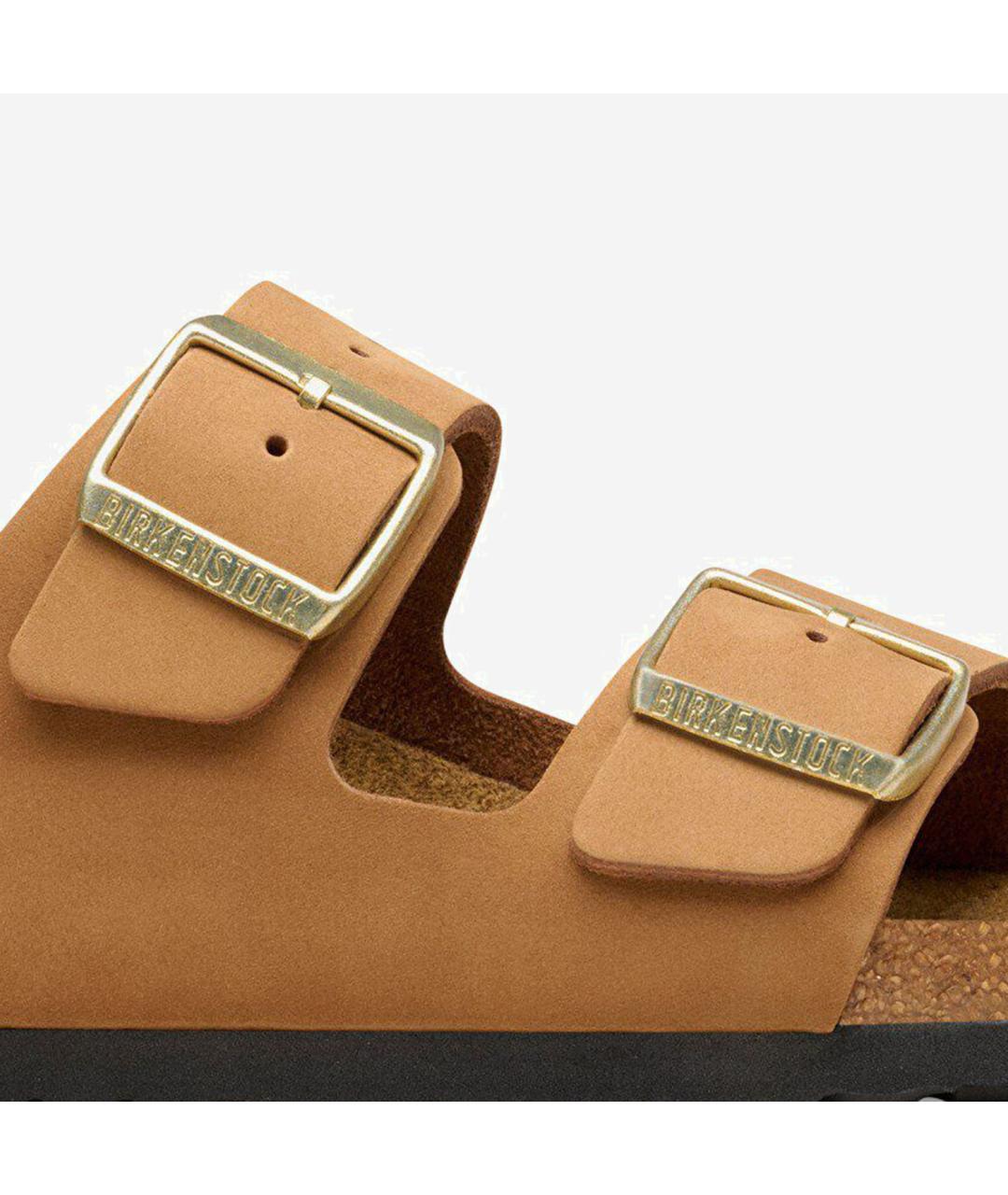 BIRKENSTOCK Коричневые замшевые сандалии, фото 4