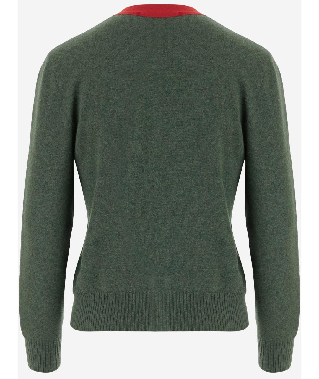 GUCCI Зеленый кашемировый кардиган, фото 2