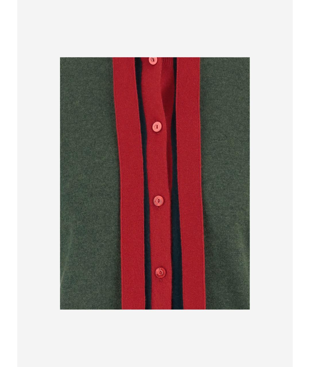 GUCCI Зеленый кашемировый кардиган, фото 3