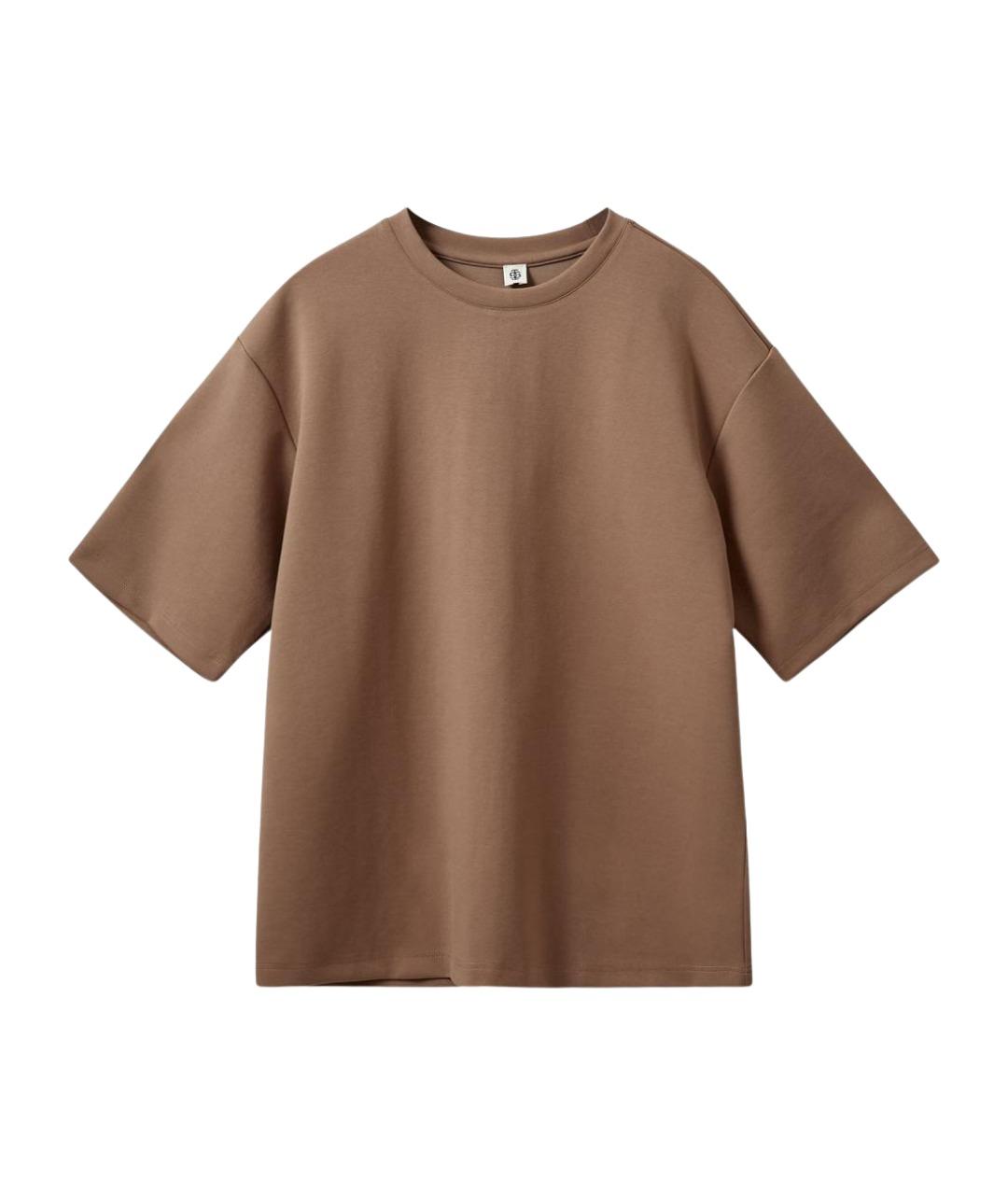 THE GARMENT Бежевая хлопковая футболка, фото 1