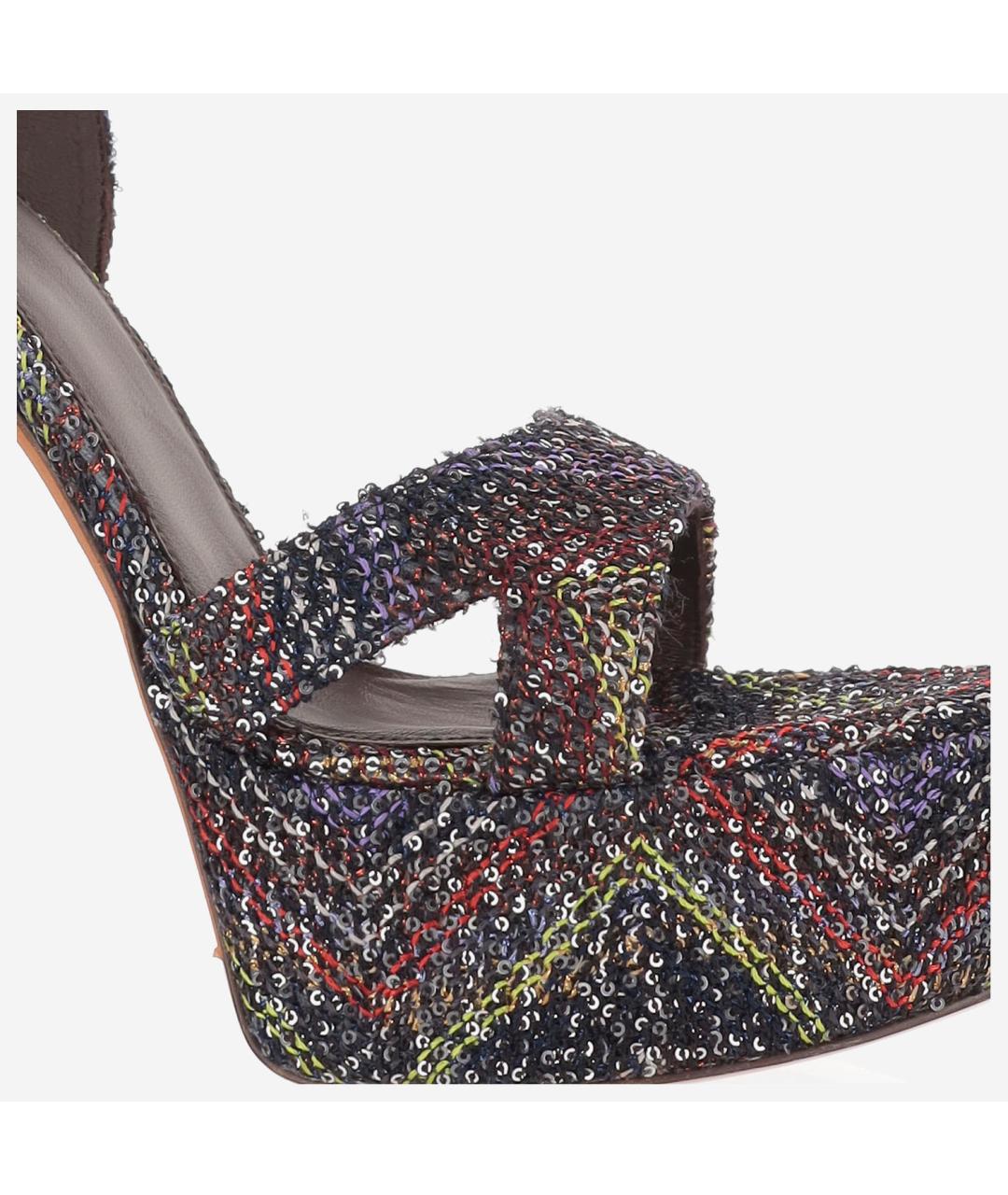MISSONI Мульти босоножки, фото 4
