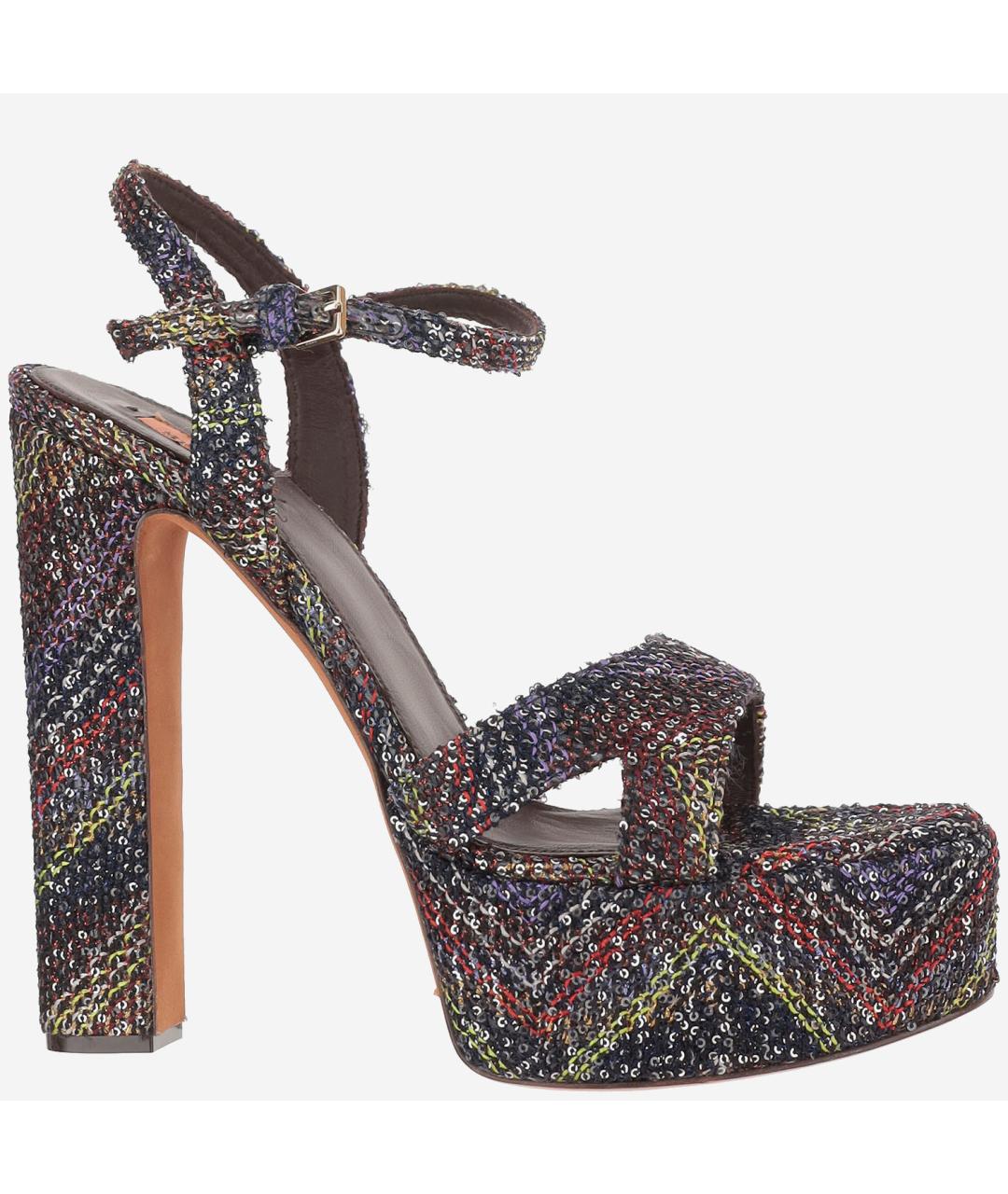 MISSONI Мульти босоножки, фото 5