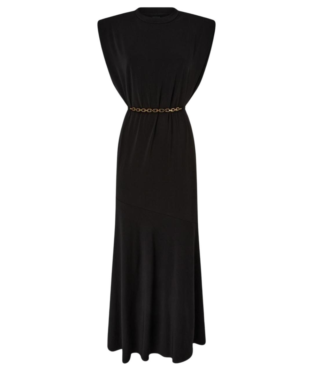 PINKO Черное полиамидовое повседневное платье, фото 1