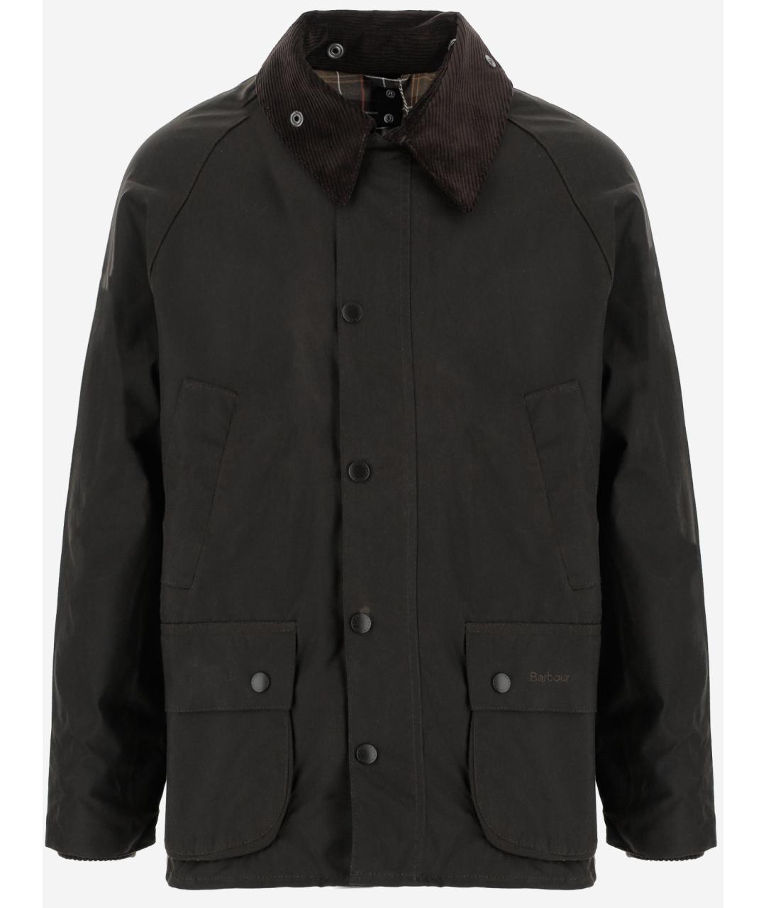 BARBOUR Зеленая хлопковая куртка, фото 4