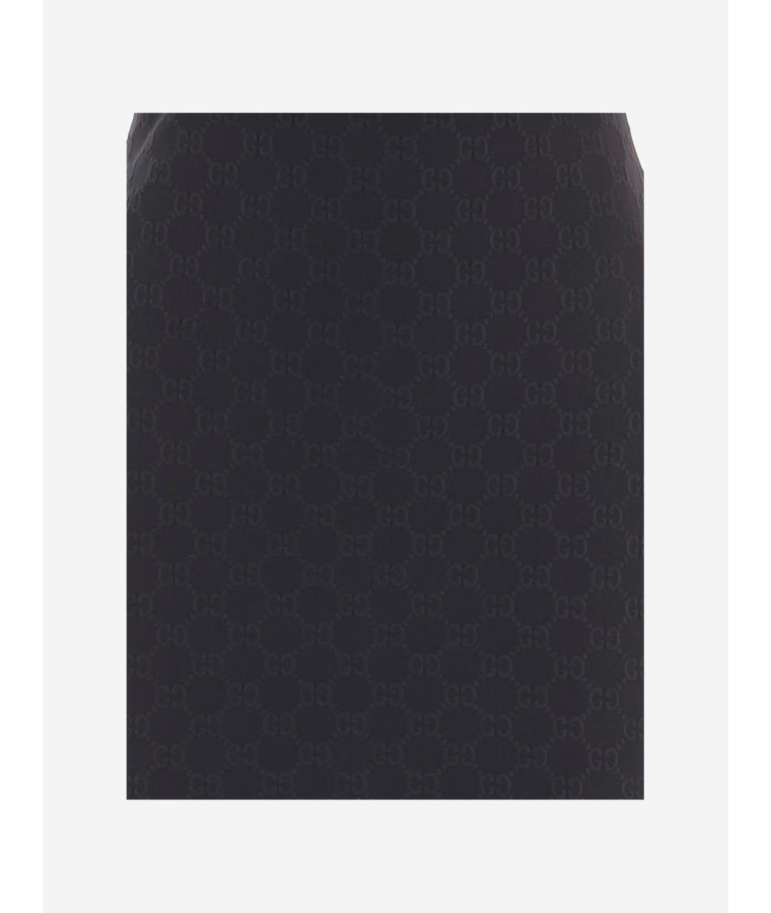 GUCCI Черное полиамидовое повседневное платье, фото 3