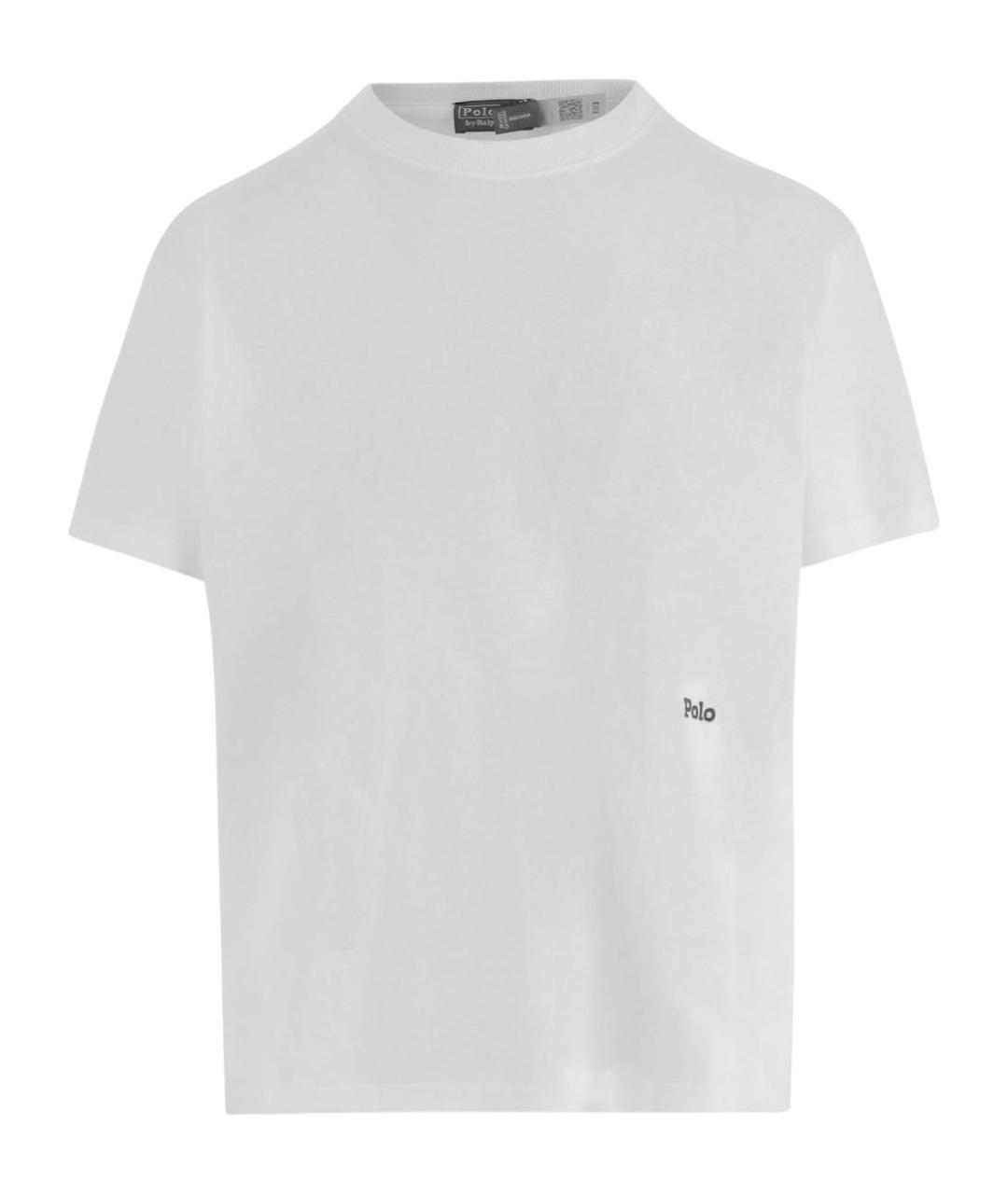 POLO RALPH LAUREN Белая хлопковая футболка, фото 1