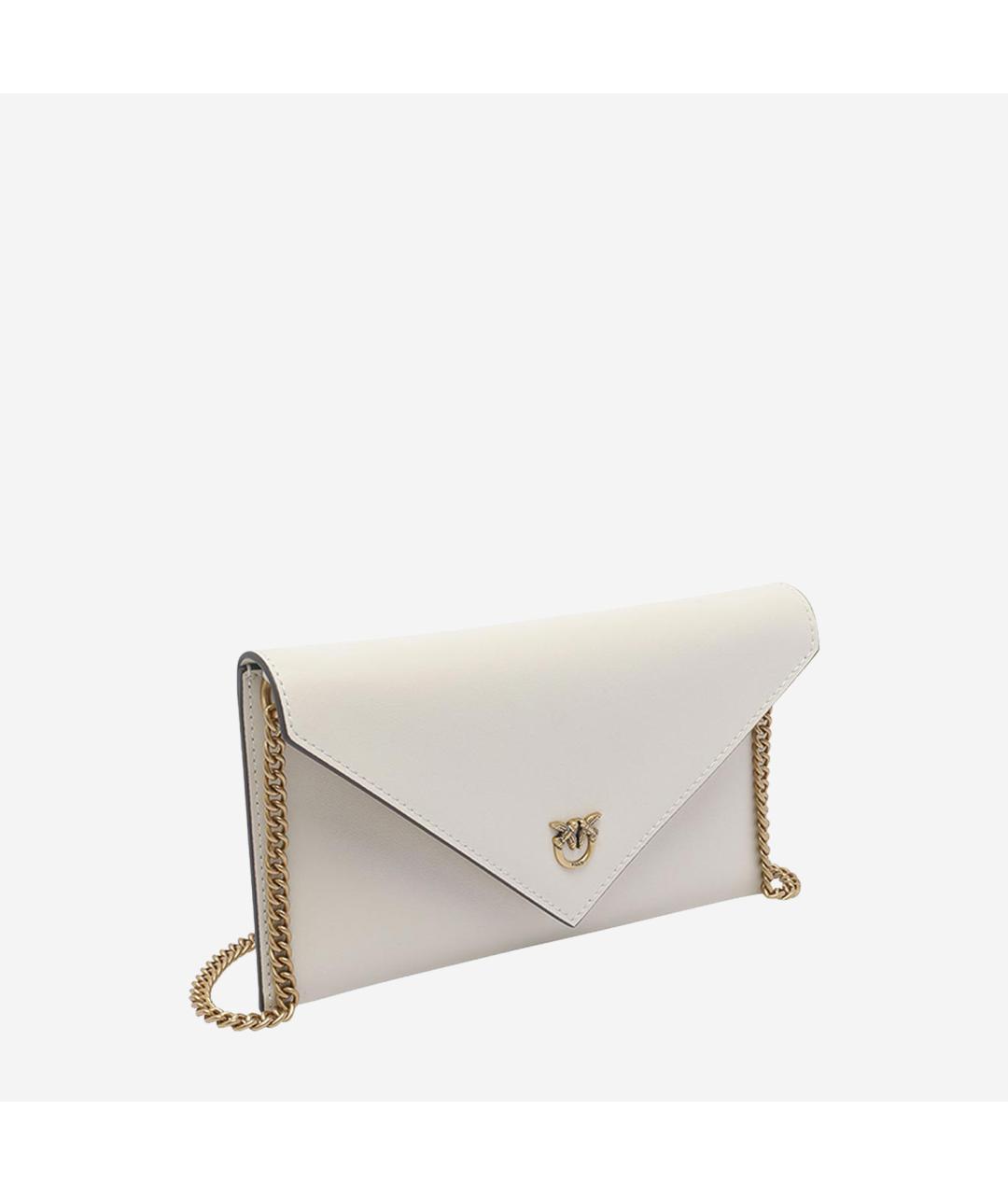 PINKO Белая кожаная сумка через плечо, фото 2