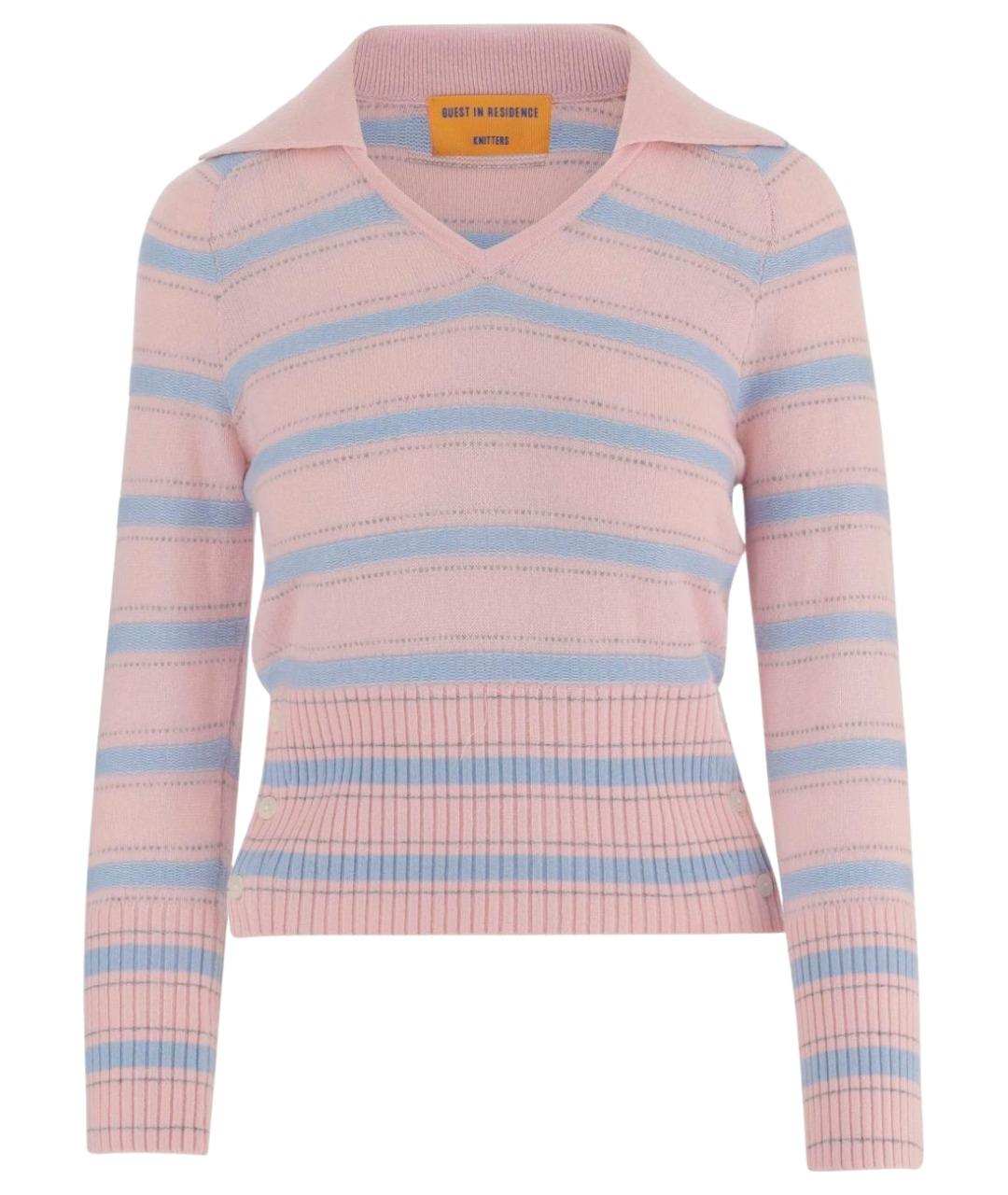 GUEST IN RESIDENCE Розовый кашемировый джемпер / свитер, фото 1