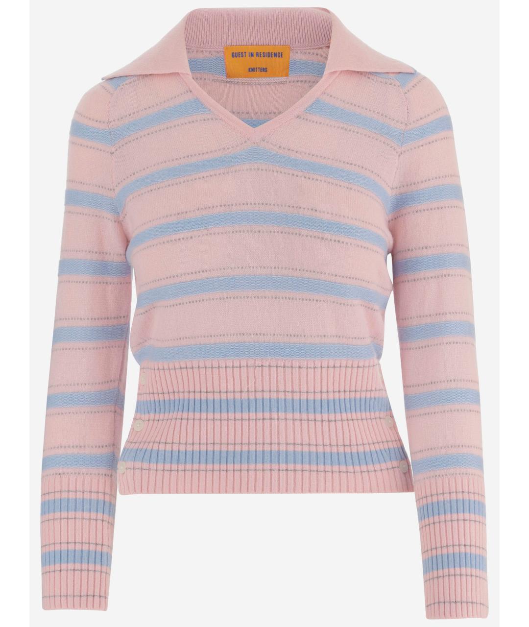 GUEST IN RESIDENCE Розовый кашемировый джемпер / свитер, фото 4