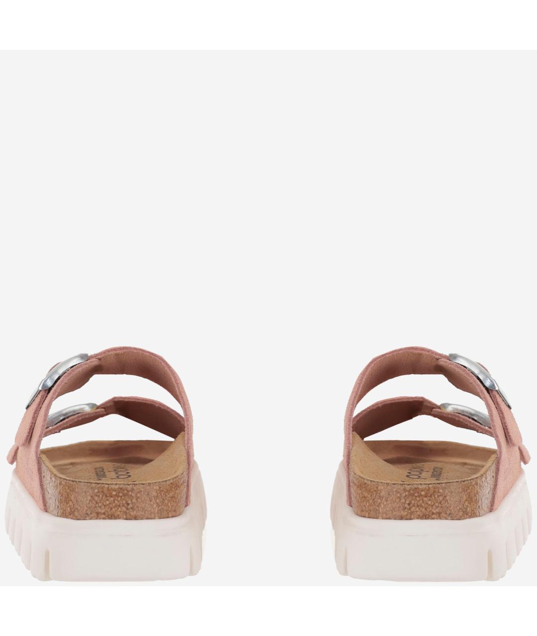 BIRKENSTOCK Розовые замшевые сандалии, фото 4