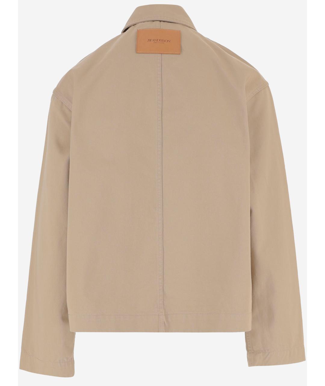 J.W.ANDERSON Бежевая хлопковая куртка, фото 2
