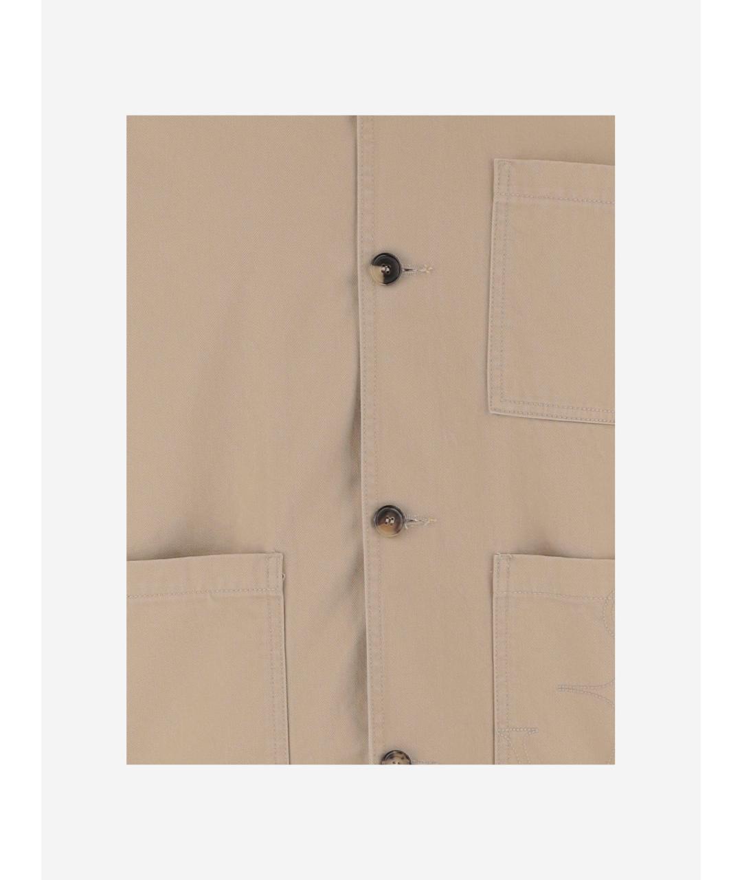 J.W.ANDERSON Бежевая хлопковая куртка, фото 3