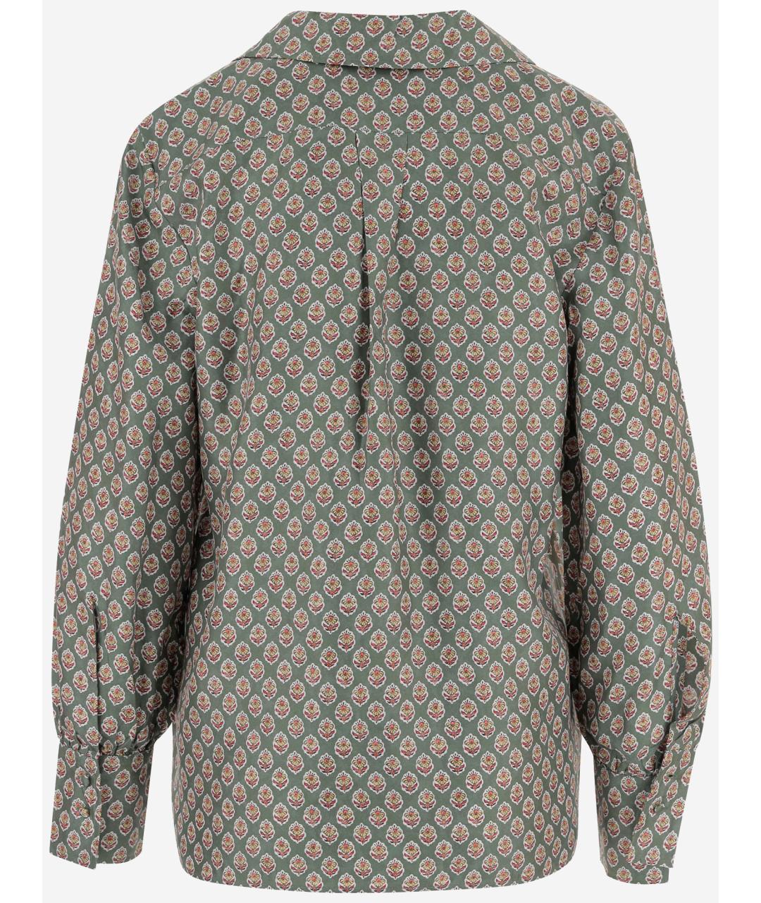 POLO RALPH LAUREN Зеленая шелковая рубашка, фото 2