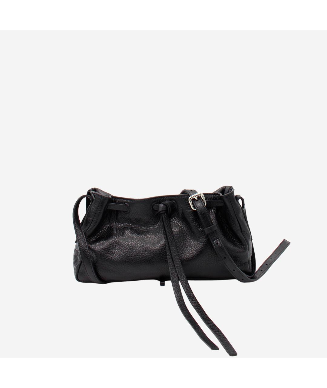 RADICA STUDIO Черная кожаная сумка через плечо, фото 3