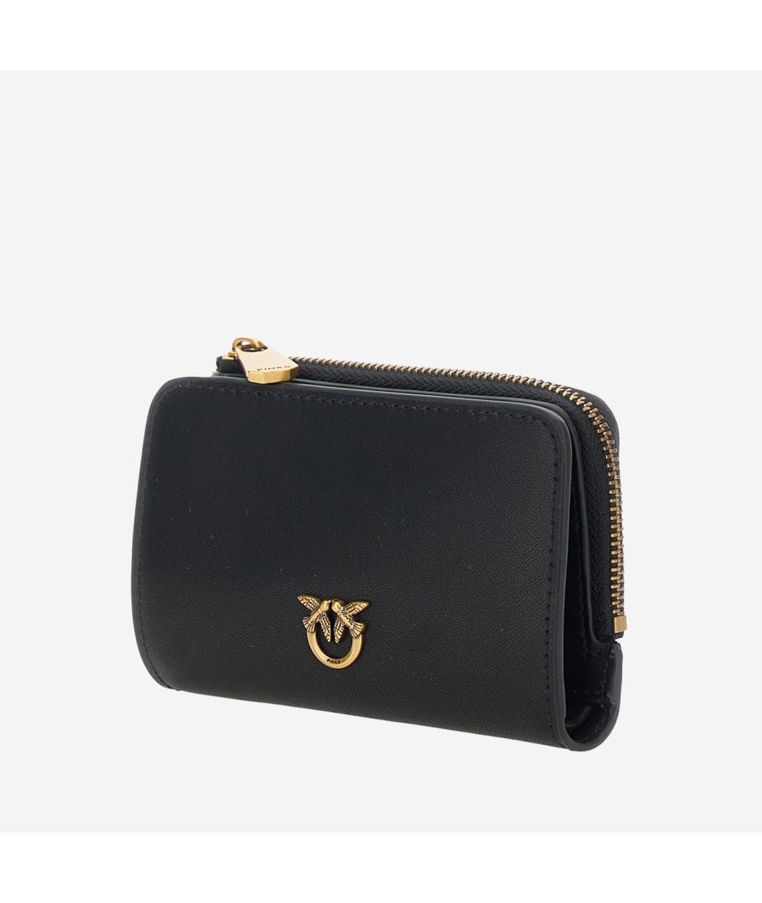PINKO Черный кожаный кошелек, фото 2