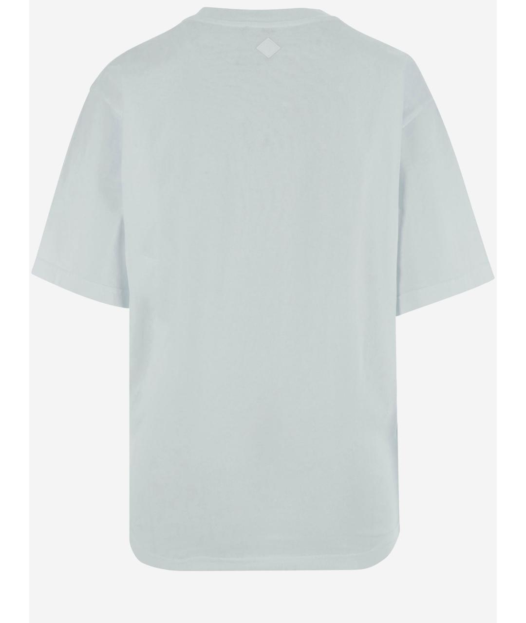 HAIKURE Голубая хлопковая футболка, фото 2