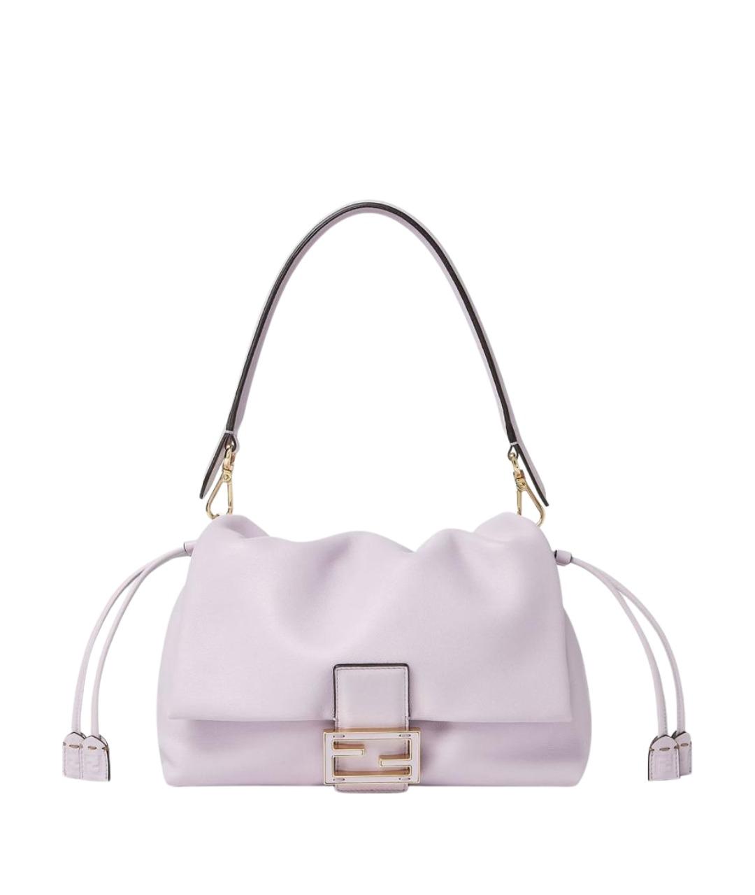 FENDI Розовая кожаная сумка через плечо, фото 1
