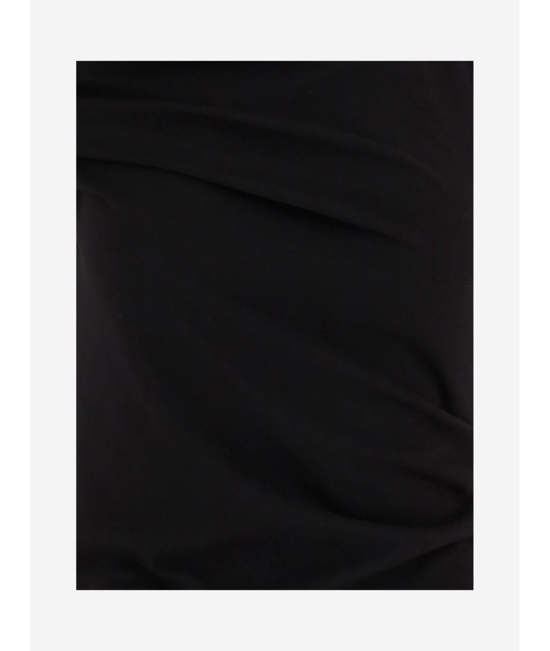 DRIES VAN NOTEN Черная хлопковая майка, фото 3