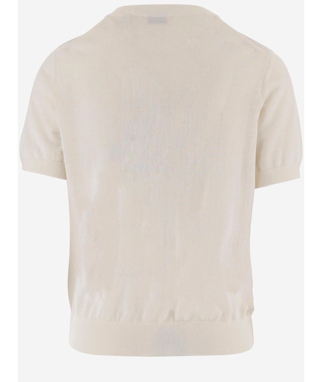 BURBERRY Мульти шерстяная футболка, фото 2