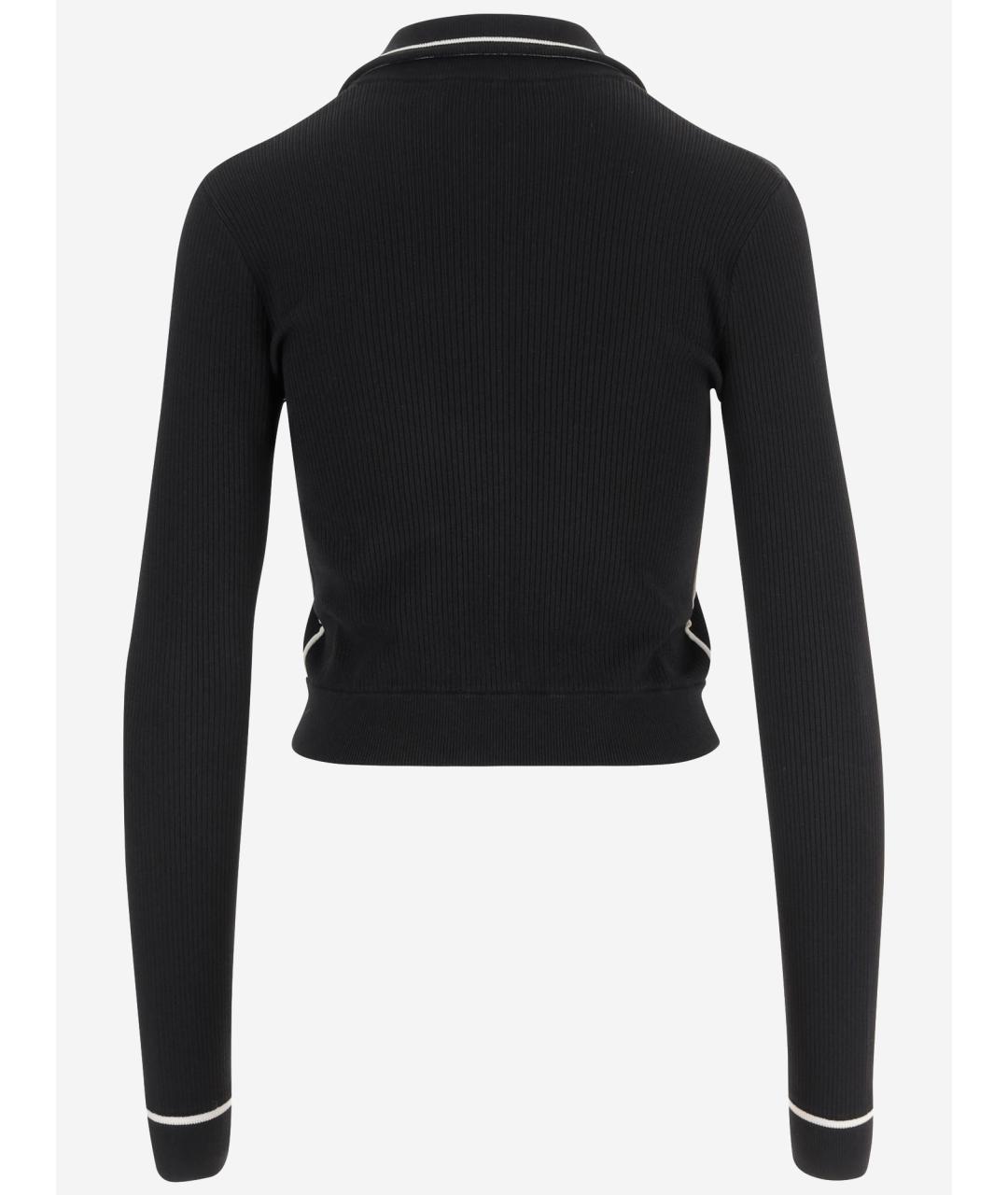 GUCCI Черный вискозный кардиган, фото 2