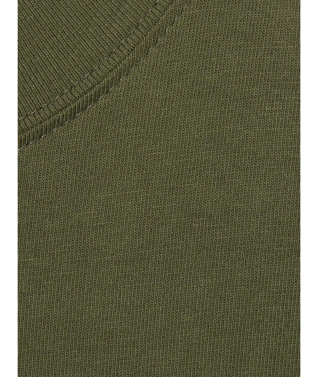 GUCCI Зеленая хлопковая футболка, фото 3