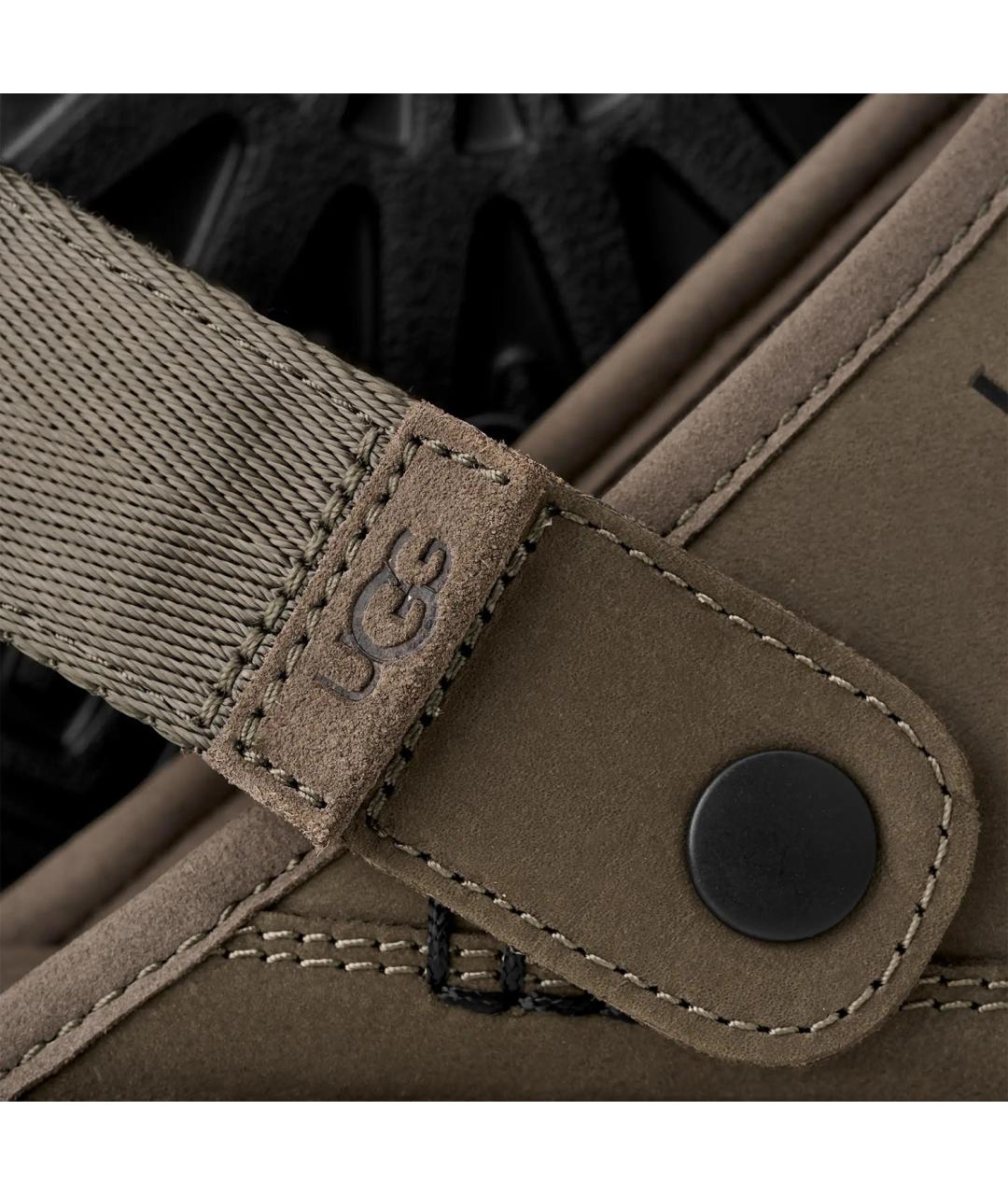 UGG AUSTRALIA Хаки замшевые сандалии, фото 5