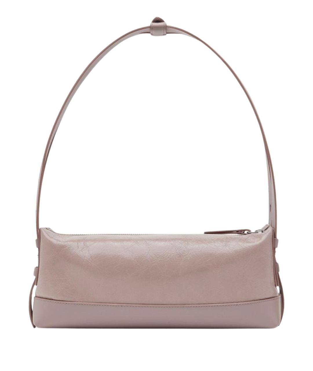 MAISON MARGIELA Розовая кожаная сумка через плечо, фото 1