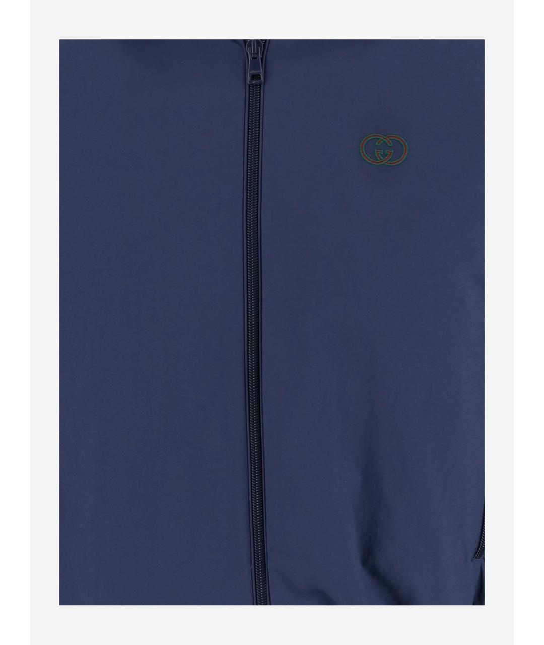 GUCCI Синий полиамидовый джемпер / свитер, фото 3