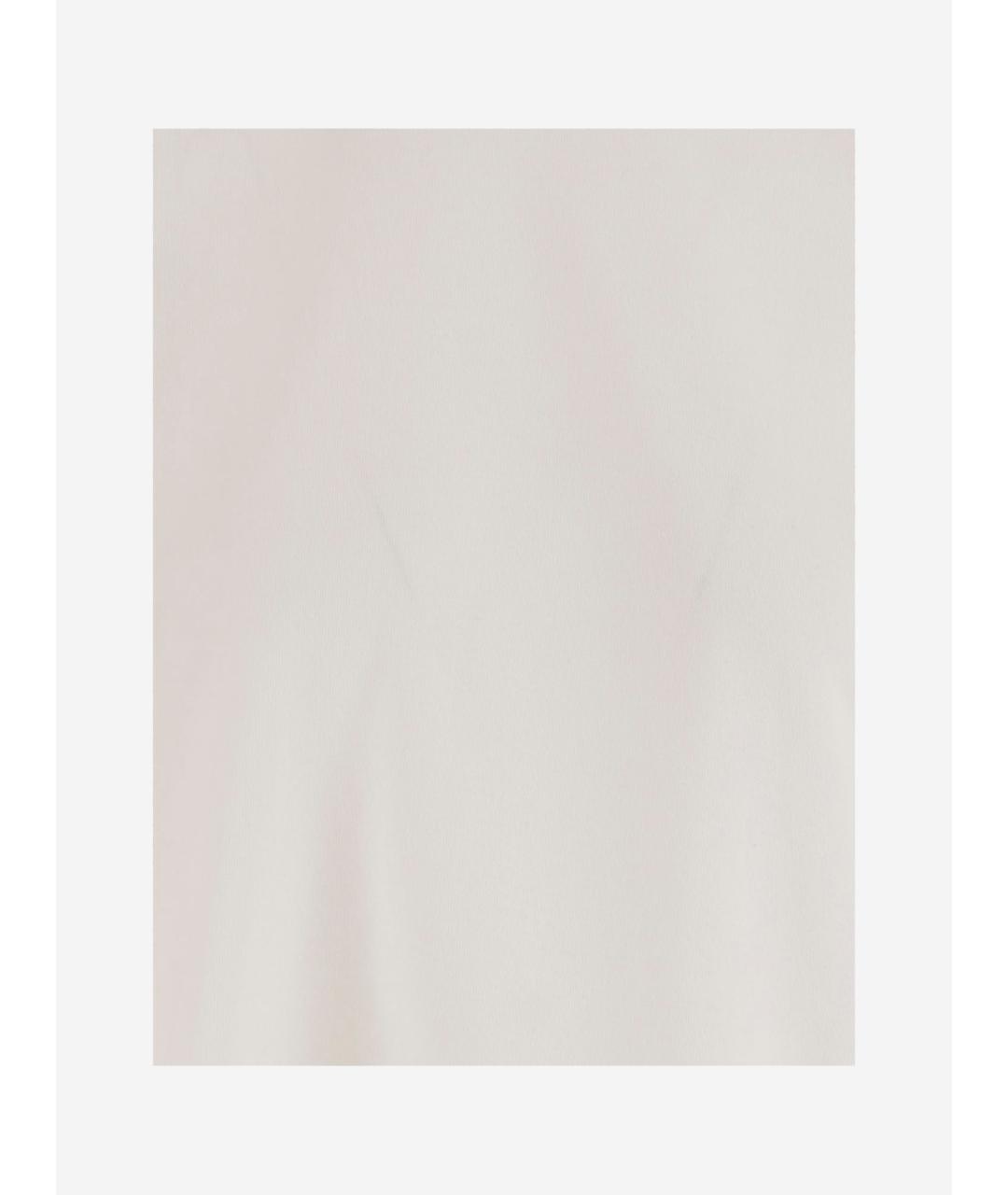 VERSACE Бежевая хлопко-эластановая футболка, фото 3