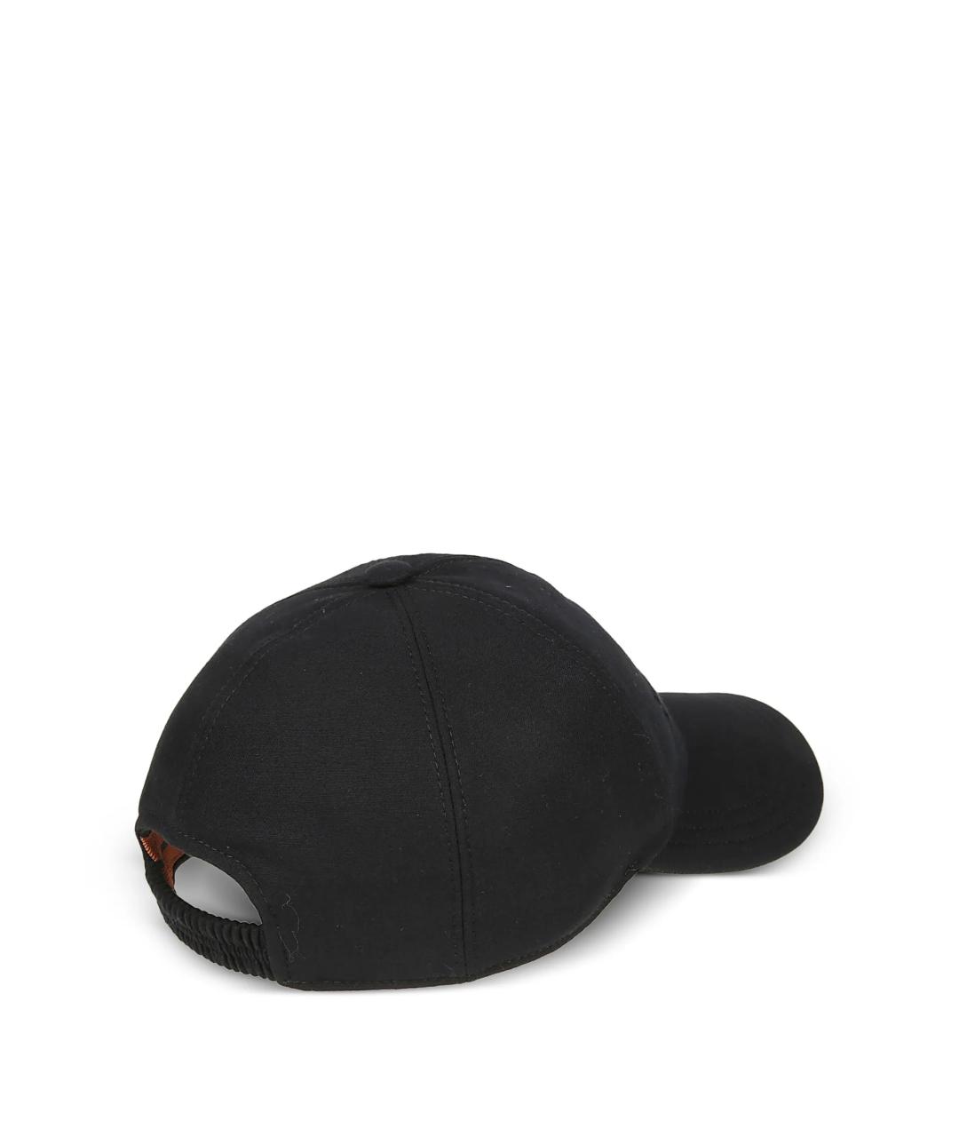 ZEGNA Черная хлопковая кепка/бейсболка, фото 3