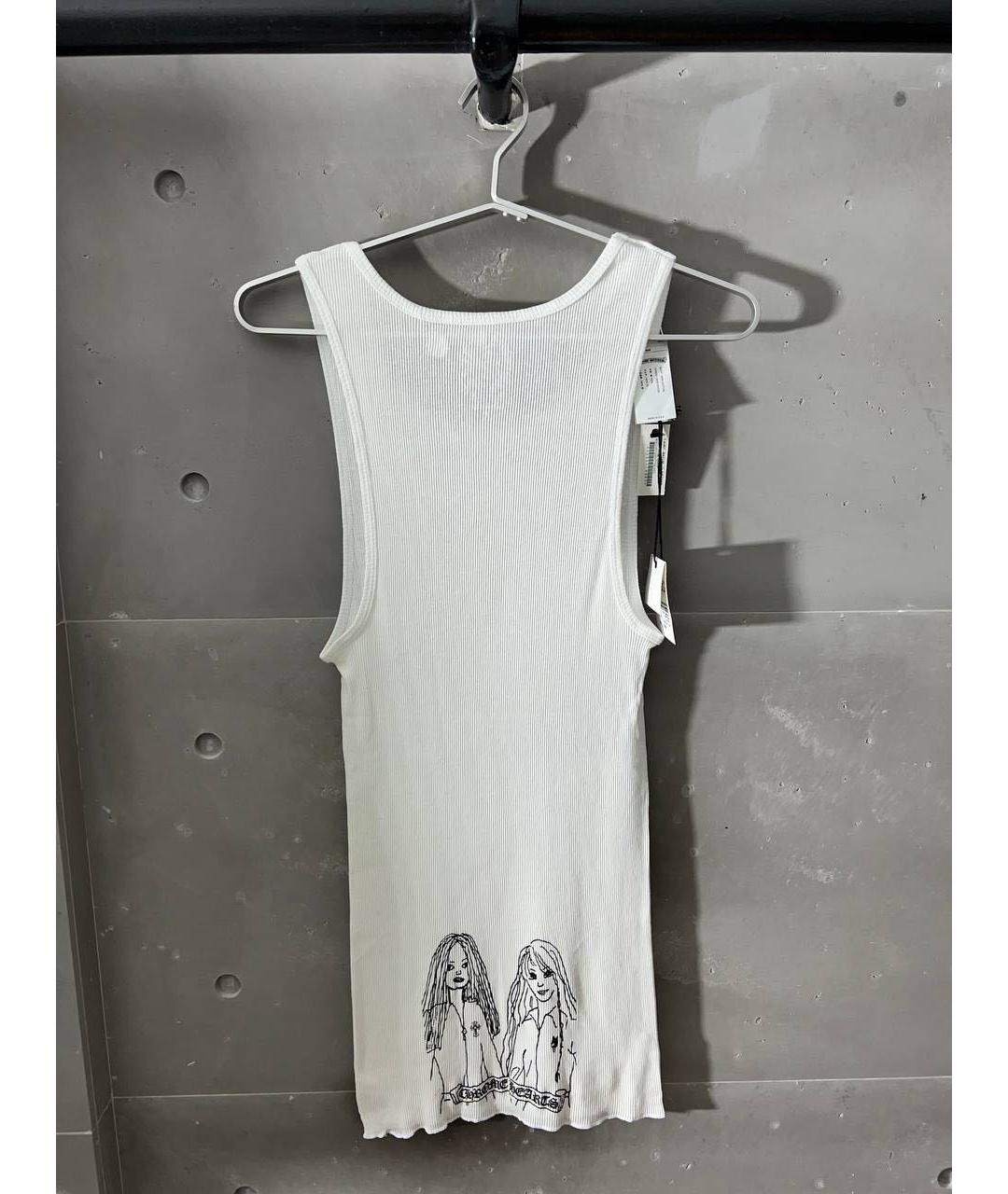 CHROME HEARTS Белая майка, фото 2