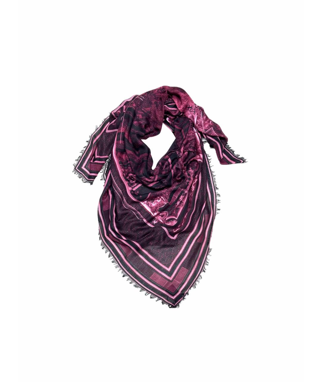 BALMAIN Бордовый платок, фото 1