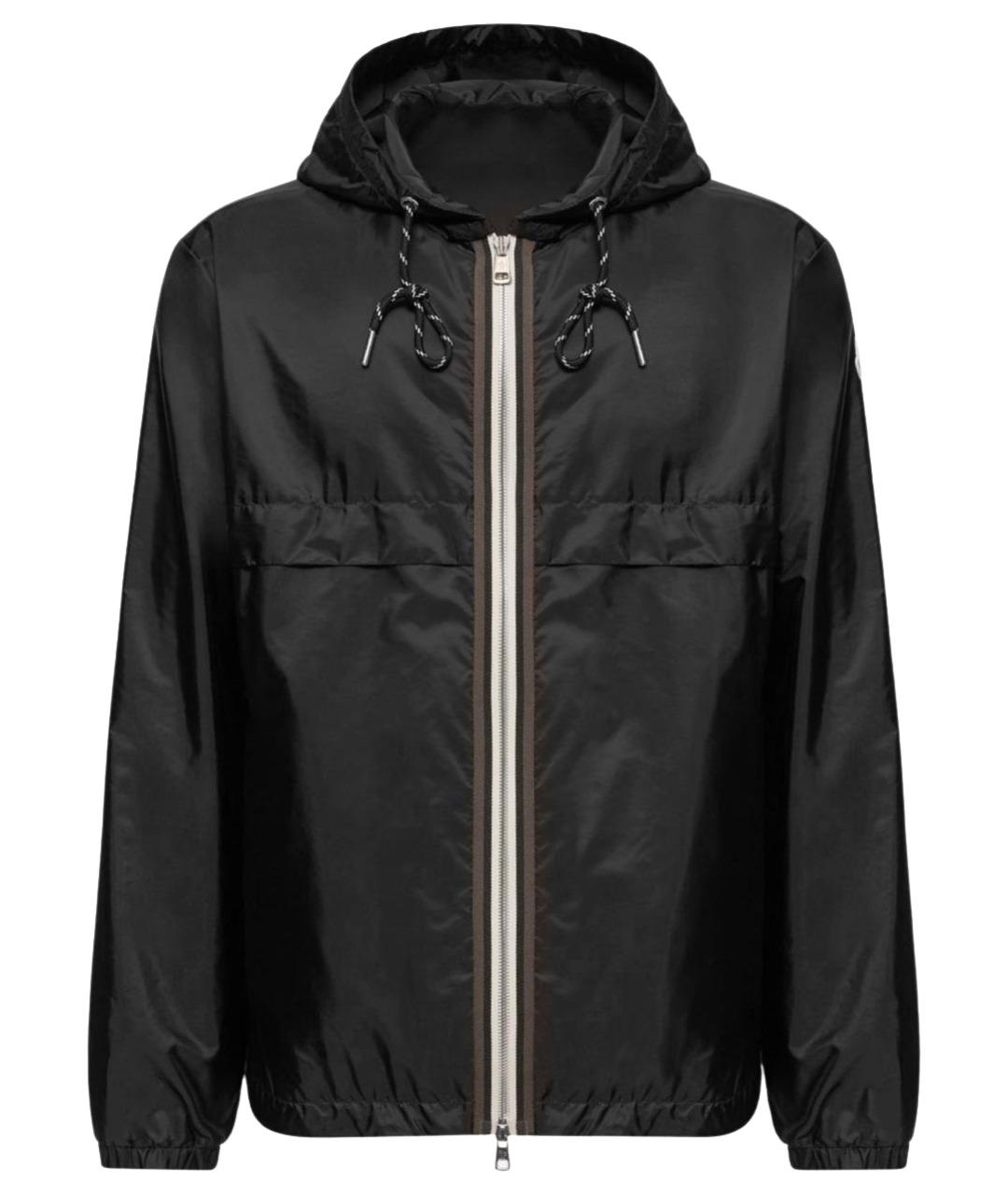 MONCLER Черная полиамидовая куртка, фото 1