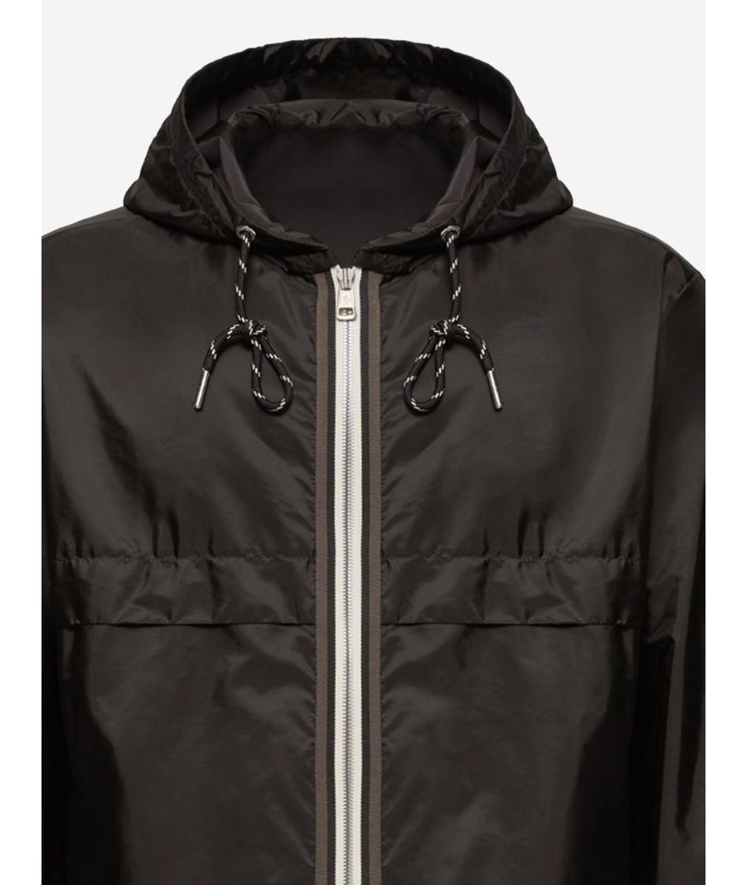 MONCLER Черная полиамидовая куртка, фото 3