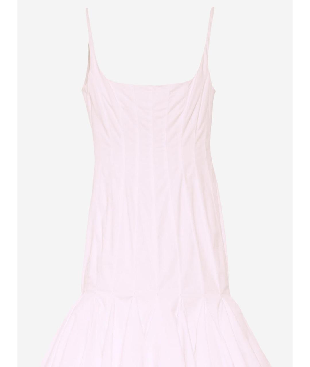 JACQUEMUS Розовый хлопковый сарафан, фото 3