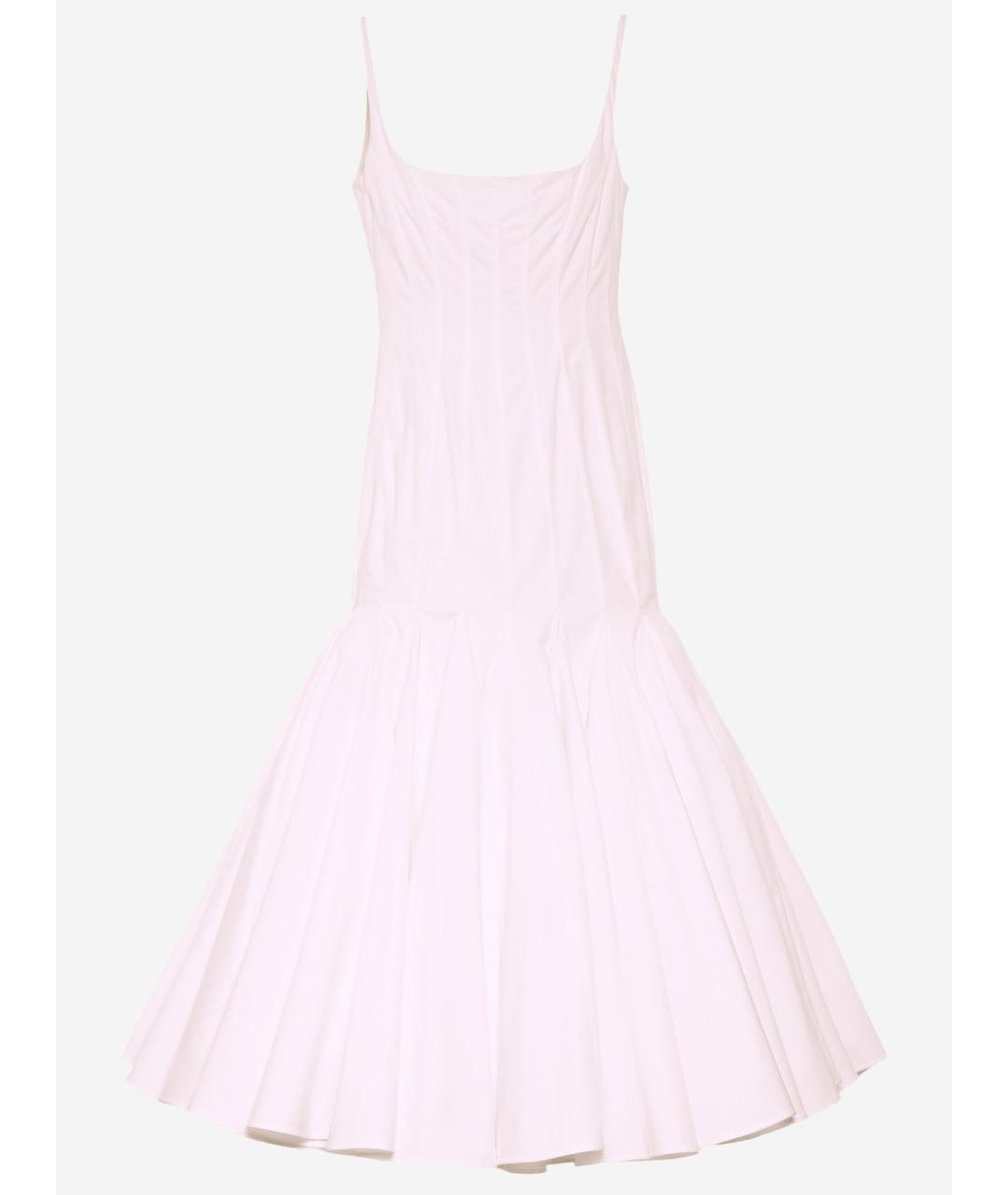 JACQUEMUS Розовый хлопковый сарафан, фото 4